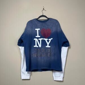 I ❤️ NY “This is Paradise” Long Sleeve Layered Tee